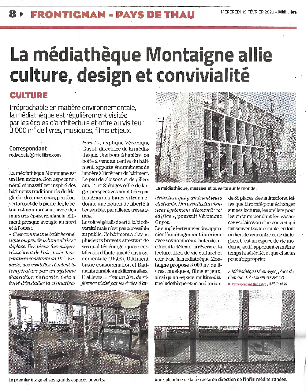 Midi Libre – 19 février 2020
