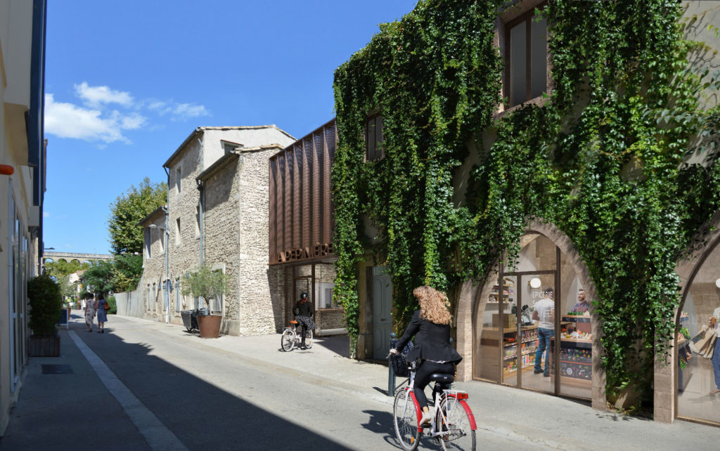 Restructuration et extension du CEIS de Montpellier, TAUTEM Architecture vue depuis la rue Jacques Draparnaud