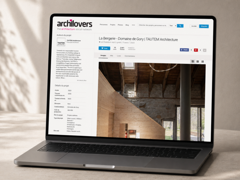 La bergerie du Domaine de Gory publié dans Archilovers